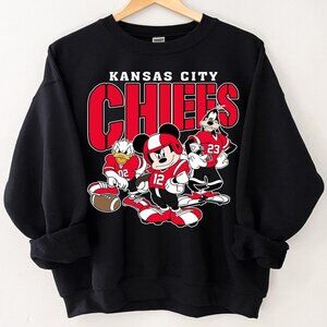 Kansas City chiefs mickey Football Kansas City Football sweatshirt shirt retro